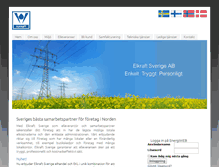Tablet Screenshot of elkraftsverige.se